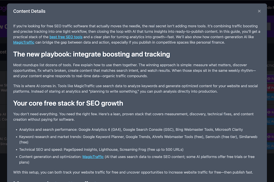 SEO-Optimized Drafting
