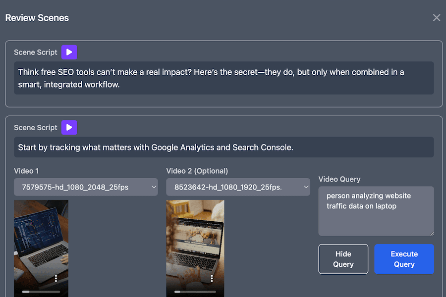 Stock + Branded Scenes